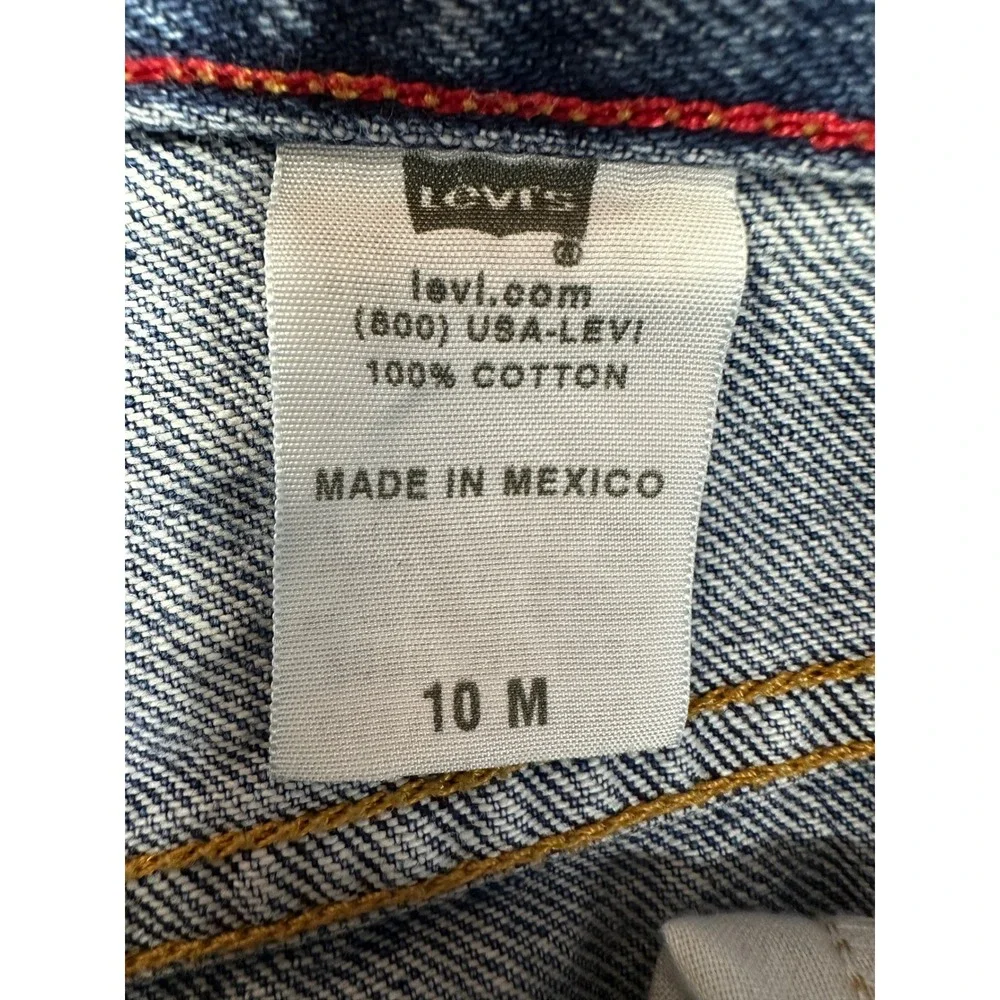 Vintage Y2K Levi's 550 Relaxed Tapered Mom Jeans Women 10 M Blue Denim High Rise